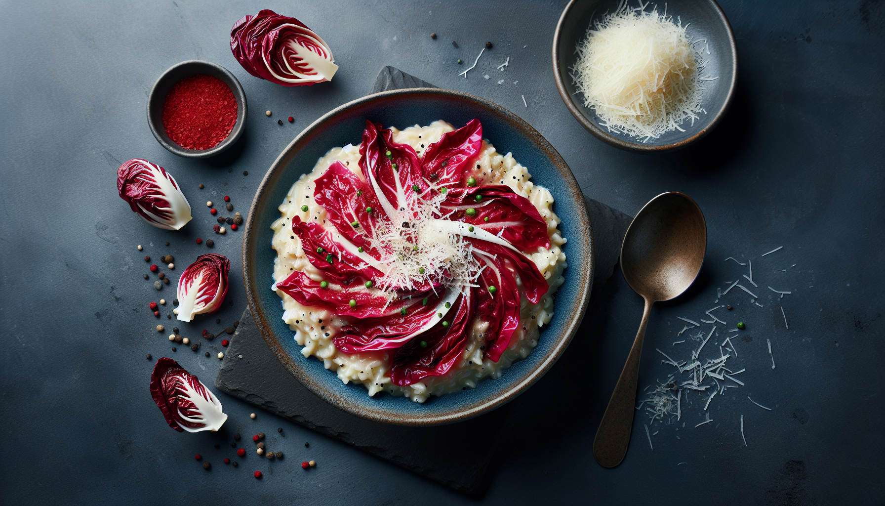 Risotto con radicchio rosso